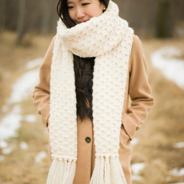 Chunky Dotty Beanies & Scarf