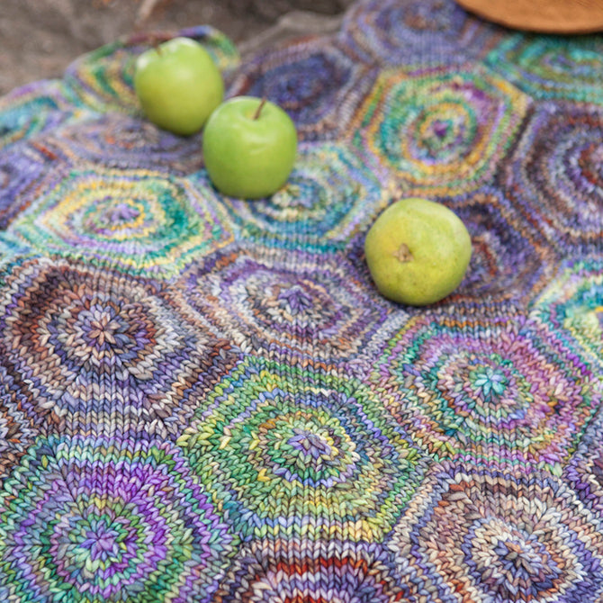 Malabrigo Springbanks Blanket Knitting Pattern