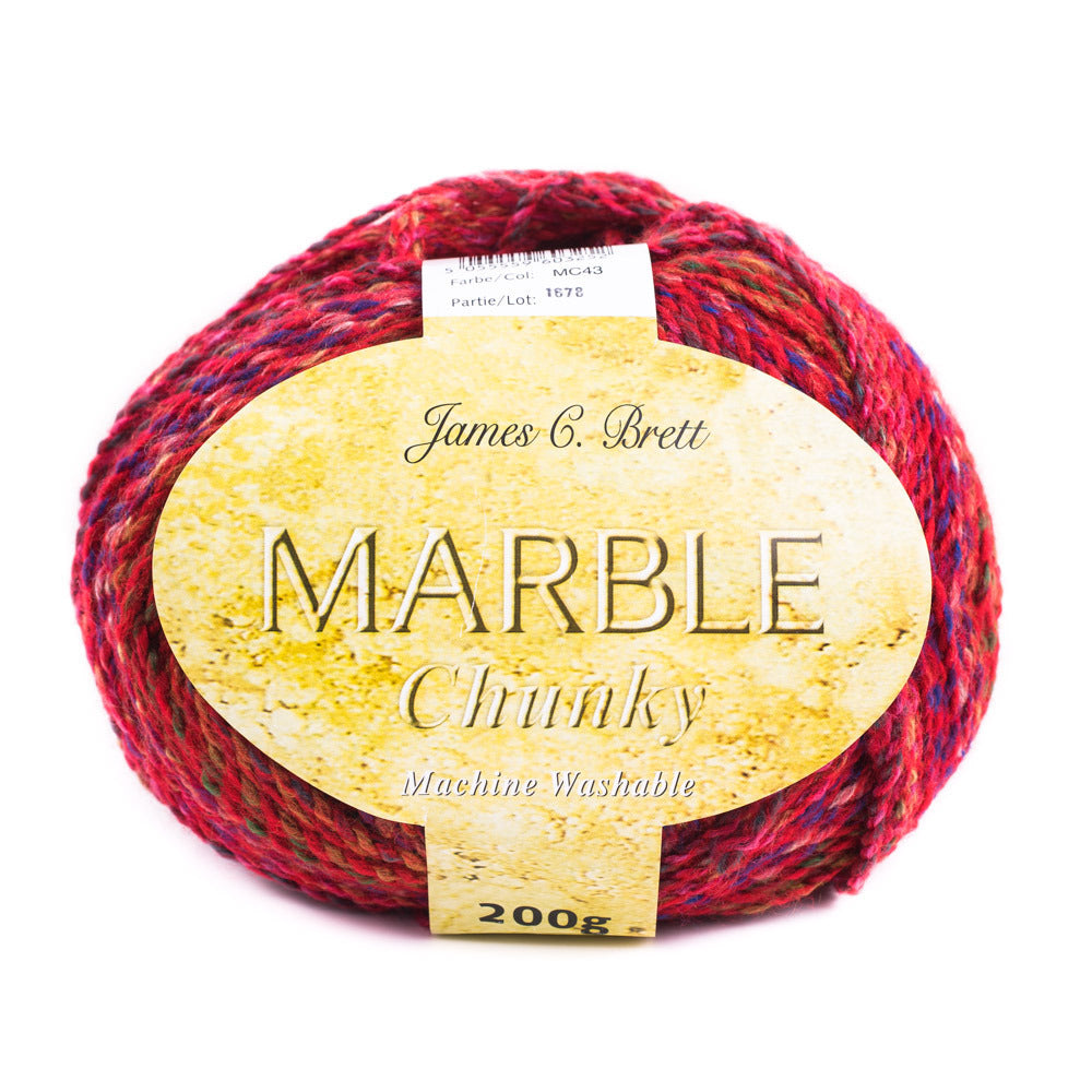 James C. Brett Marble Chunky Yarn - Acrylic Chunky