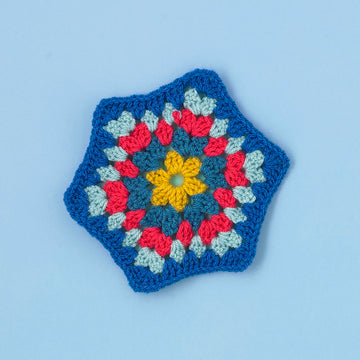 Paintbox Yarns Hey Hey Hexagon Cardigan Crochet Pattern