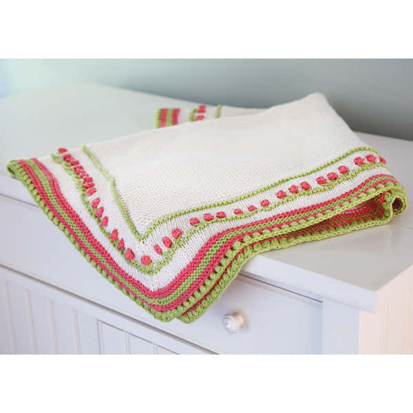 Valley Yarns Garland Blanket Knitting Pattern