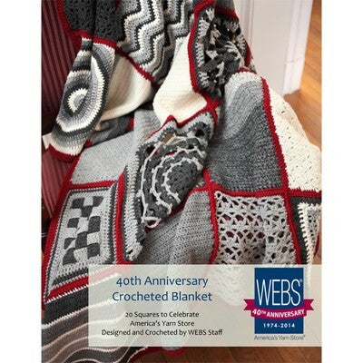 Valley Yarns 40th Anniversary Crochet Blanket eBook Pattern