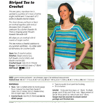 Striped Tee to Crochet