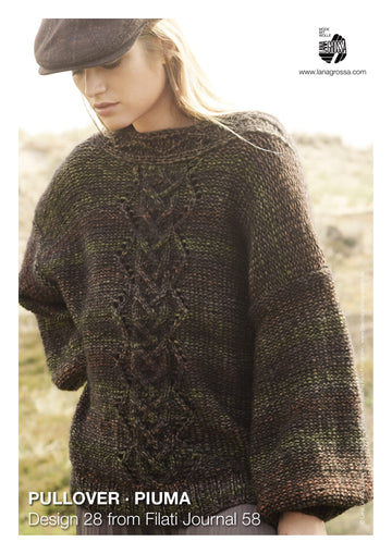 Lana Grossa 28 Pullover Jumper Knitting Pattern