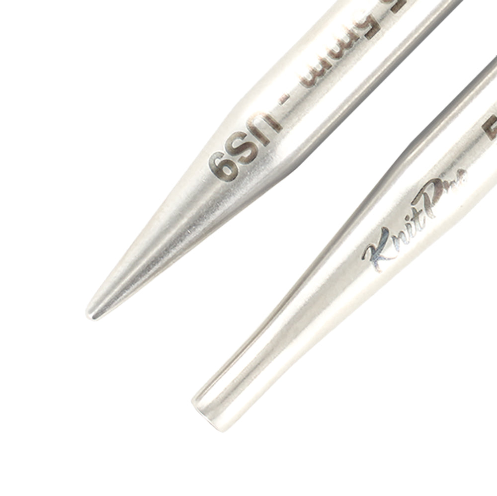 KnitPro Mindful Collection Generosity Lace Needle Set - 2in - Interchangeable Tips (8 pairs)