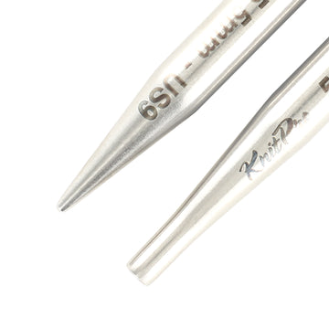 KnitPro Mindful Collection Generosity Lace Needle Set - 2in - Interchangeable Tips (8 pairs)