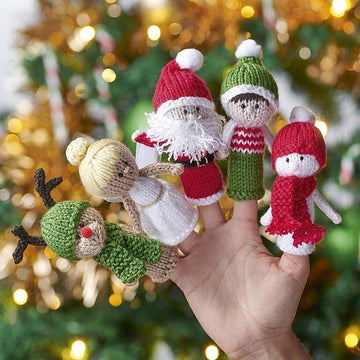 Santa's Grotto Finger Puppets