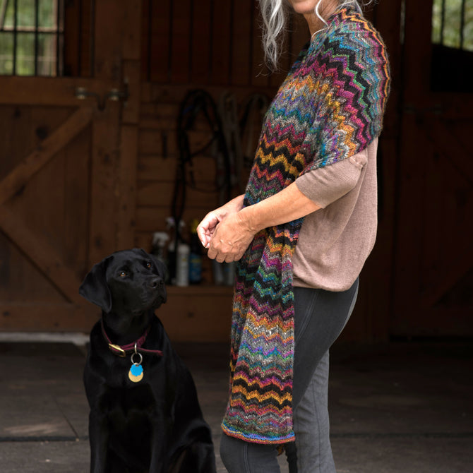 Berroco Jardin Wrap Knitting Pattern