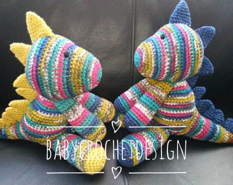 Stegosaurus Dinosaur crochet pattern