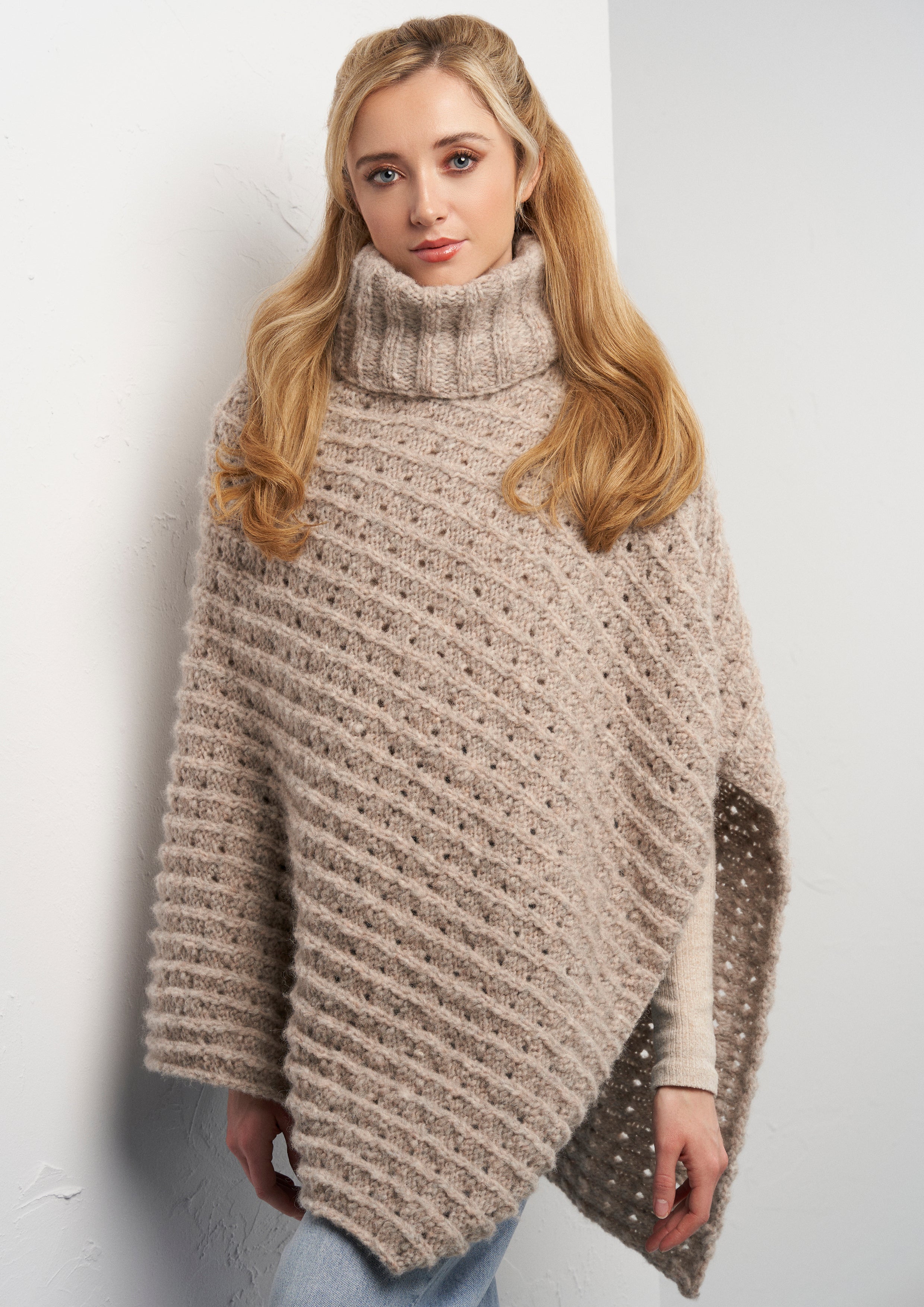 Stormi Poncho Cape Knitting Pattern