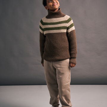 Pinstripe Sweater Jumper Knitting Pattern