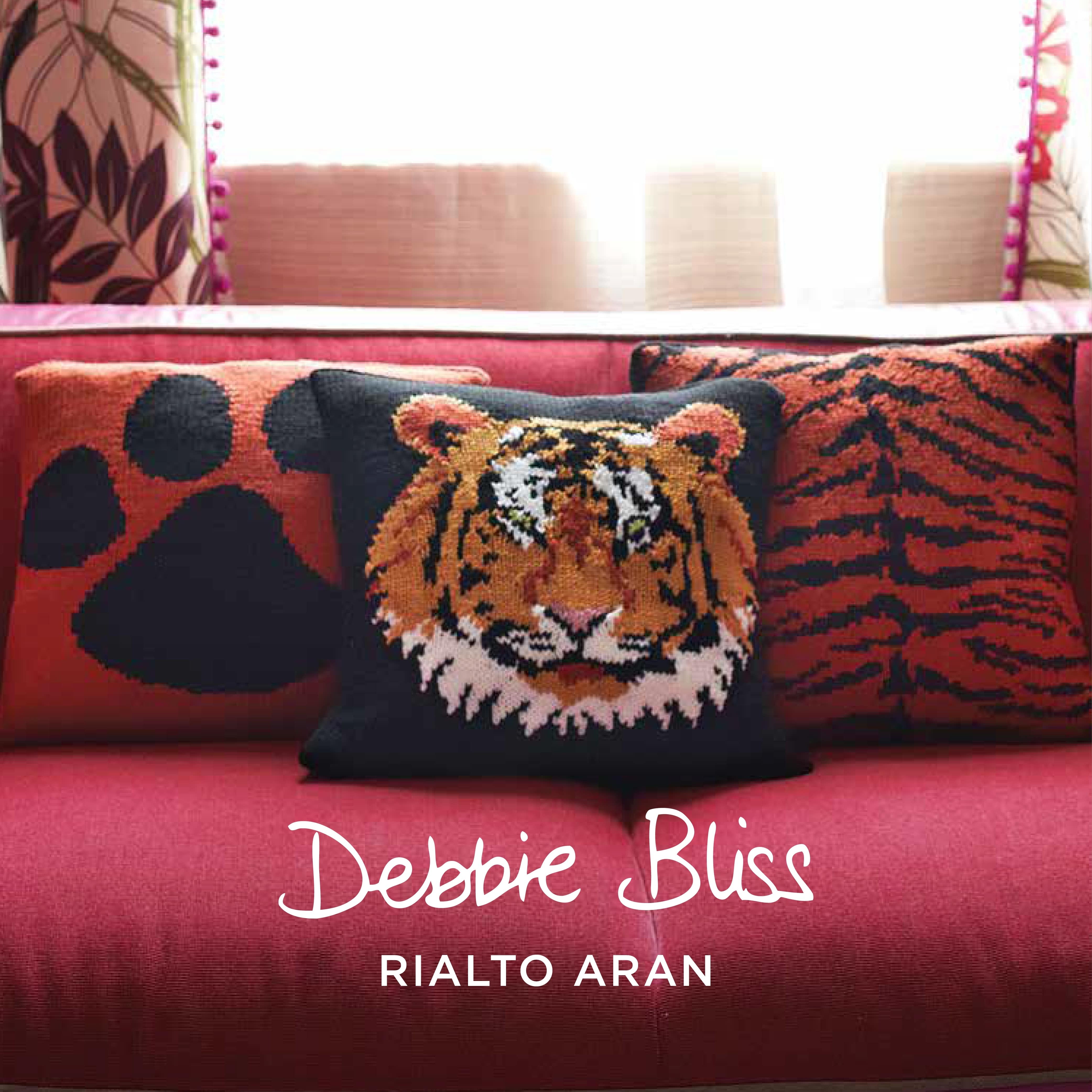 Debbie Bliss Tiger Cushions Knitting Pattern