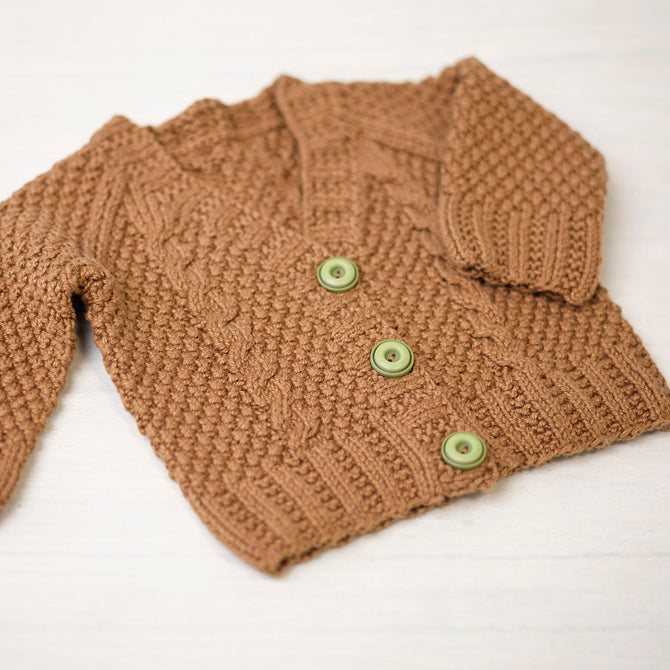 Valley Yarns Maple Baby Cardigan Knitting Pattern