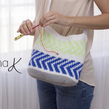 Crochet Arrow Project Bag