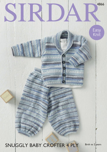 Sirdar Jacket and Trousers Knitting Pattern