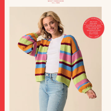 Cult Stripe Cardigan Knitting Pattern
