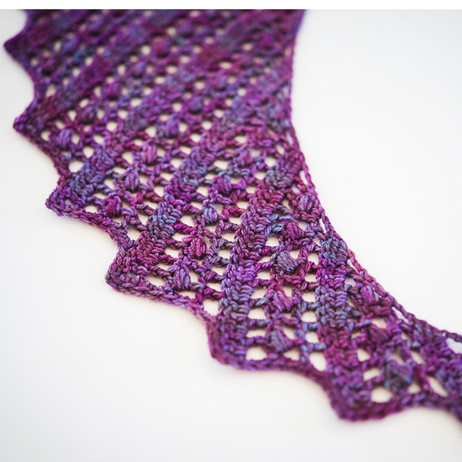 SweetGeorgia Solna Shawl Crochet Pattern