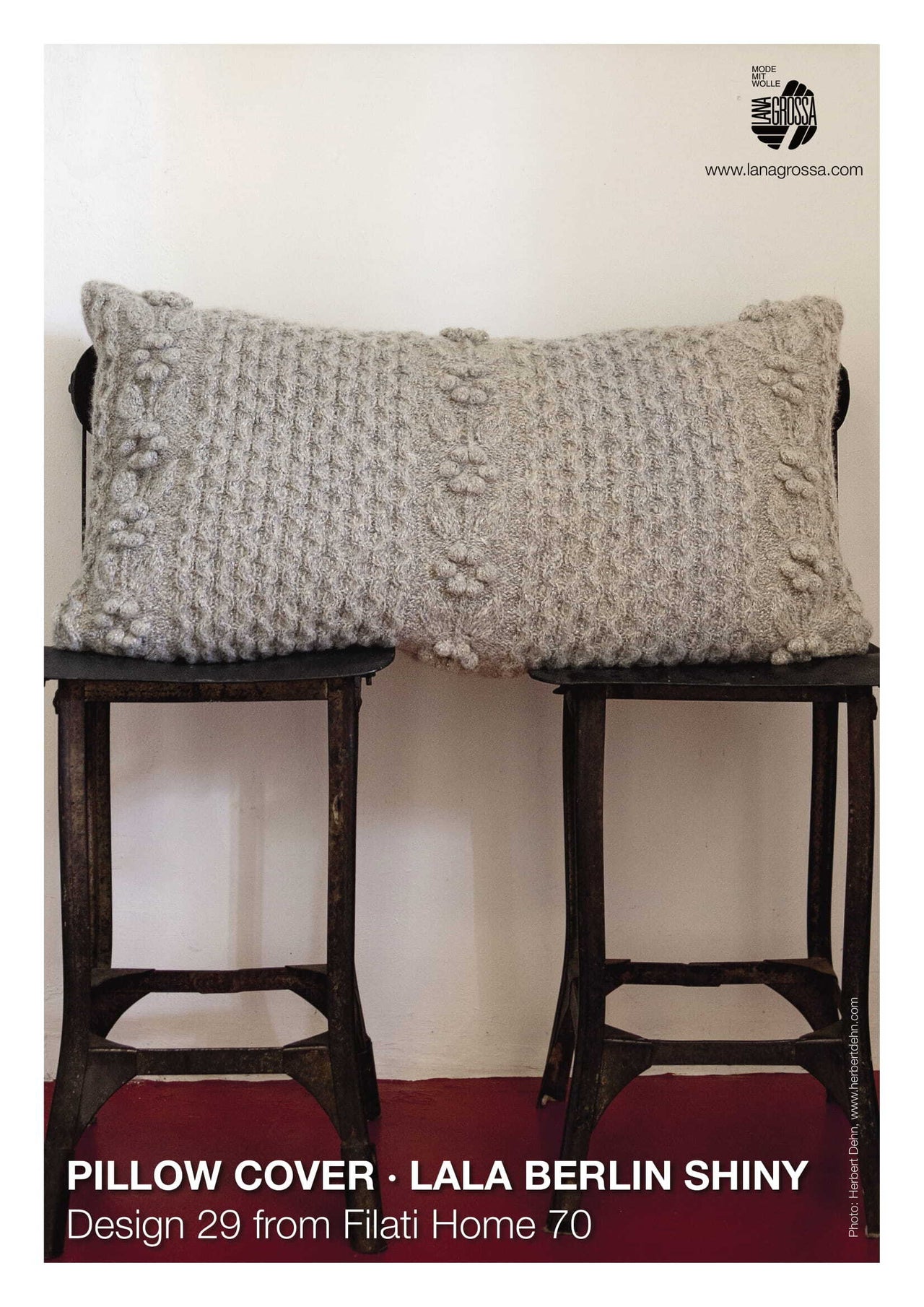 Lana Grossa 29 Pillow in Lala Berlin Shiny PDF