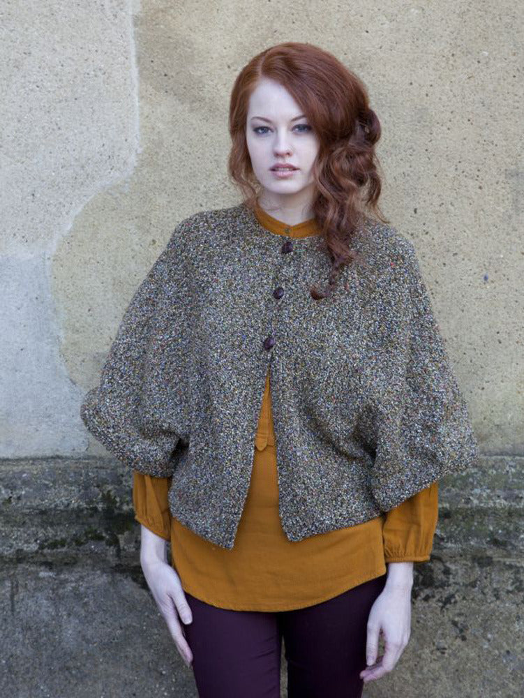 Debbie Bliss Cardigan Cape Knitting Pattern