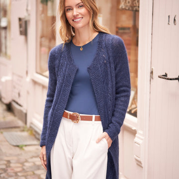 Aurelie Cardigan MODE Collection in Rowan Fine Lace and Kidsilk Haze