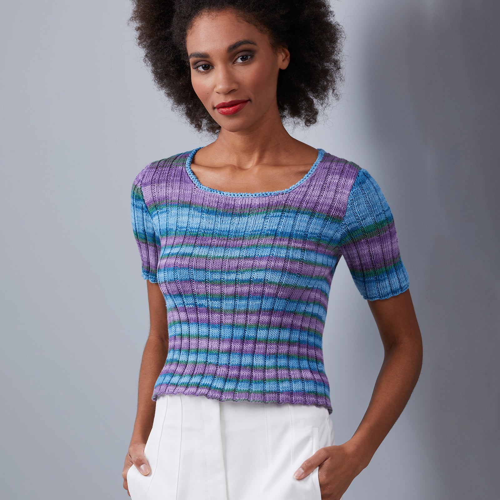 Sesia Sadie Tee Jumper Knitting Pattern