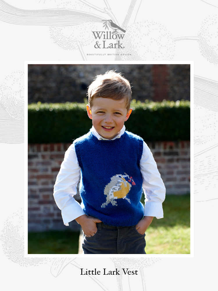 Willow & Lark Little Lark Vest Knitting Pattern