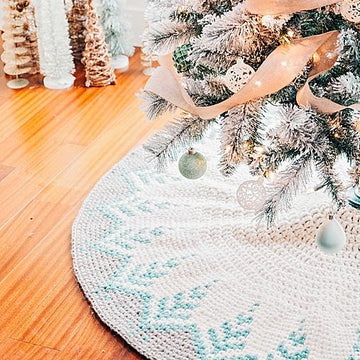 Pine Christmas Tree Skirt