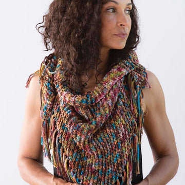 Cimone Shawl in Berroco Espresso - 356-1 PDF (Free)