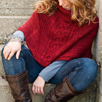 Cranberry Capelet