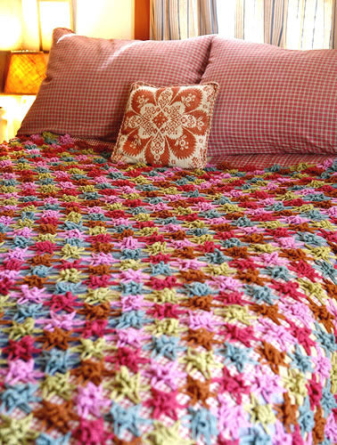 Cyanne Coverlet Blanket Crochet Pattern
