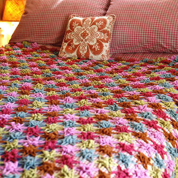 Cyanne Coverlet Blanket Crochet Pattern