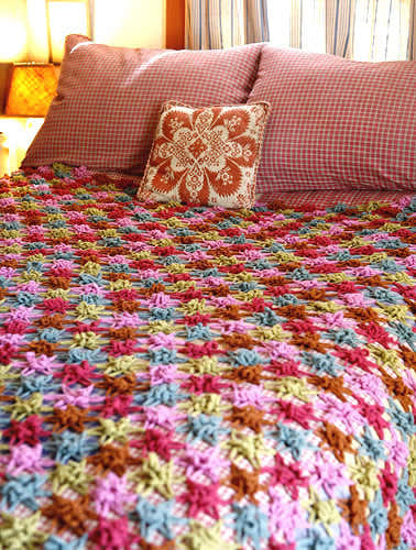 Cyanne Coverlet Blanket Crochet Pattern