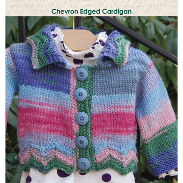 Classic Elite Yarns Chevron Edged Cardigan Knitting Pattern