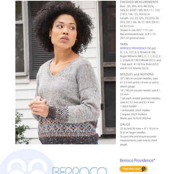 Berroco Waverly Jumper Knitting Pattern