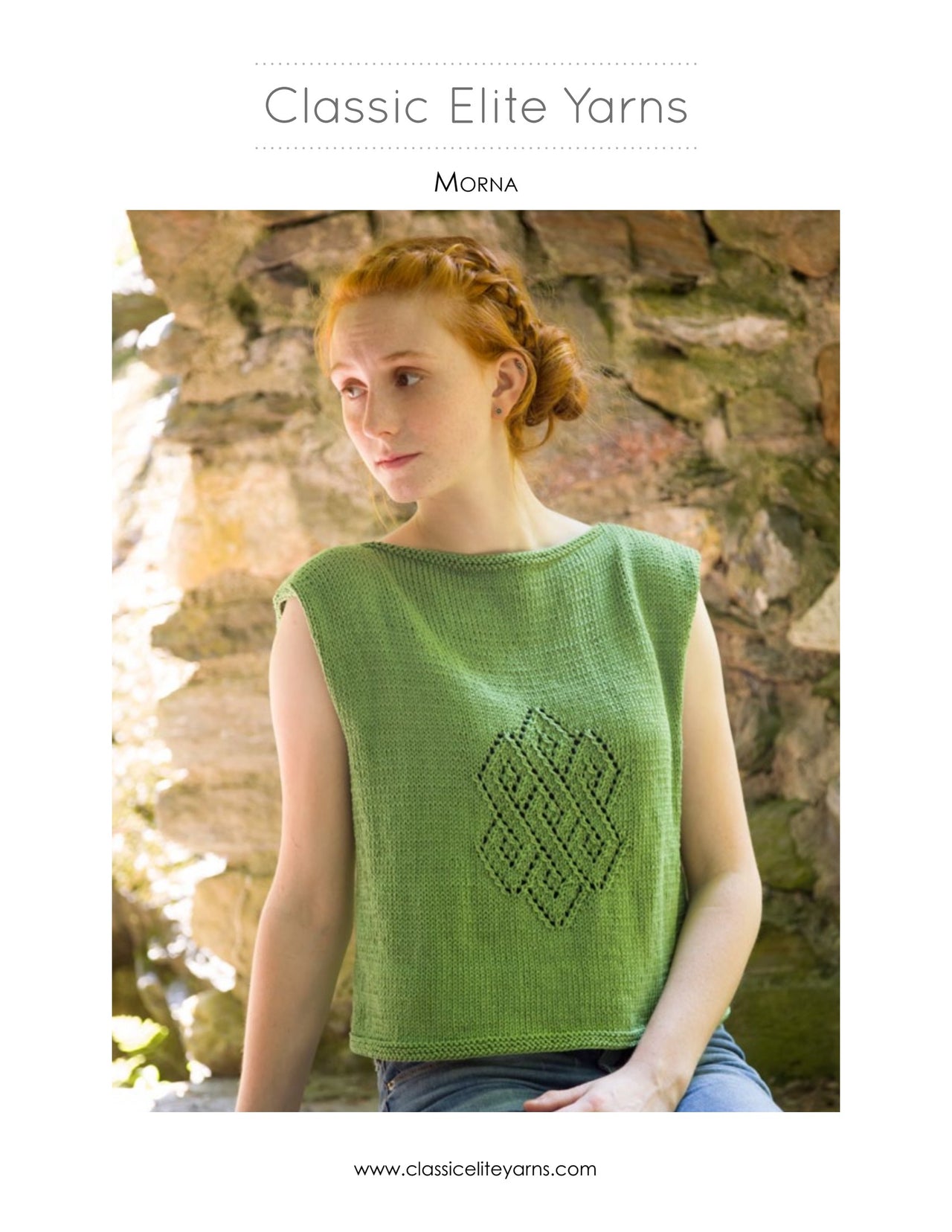 Classic Elite Yarns Morna Jumper Knitting Pattern
