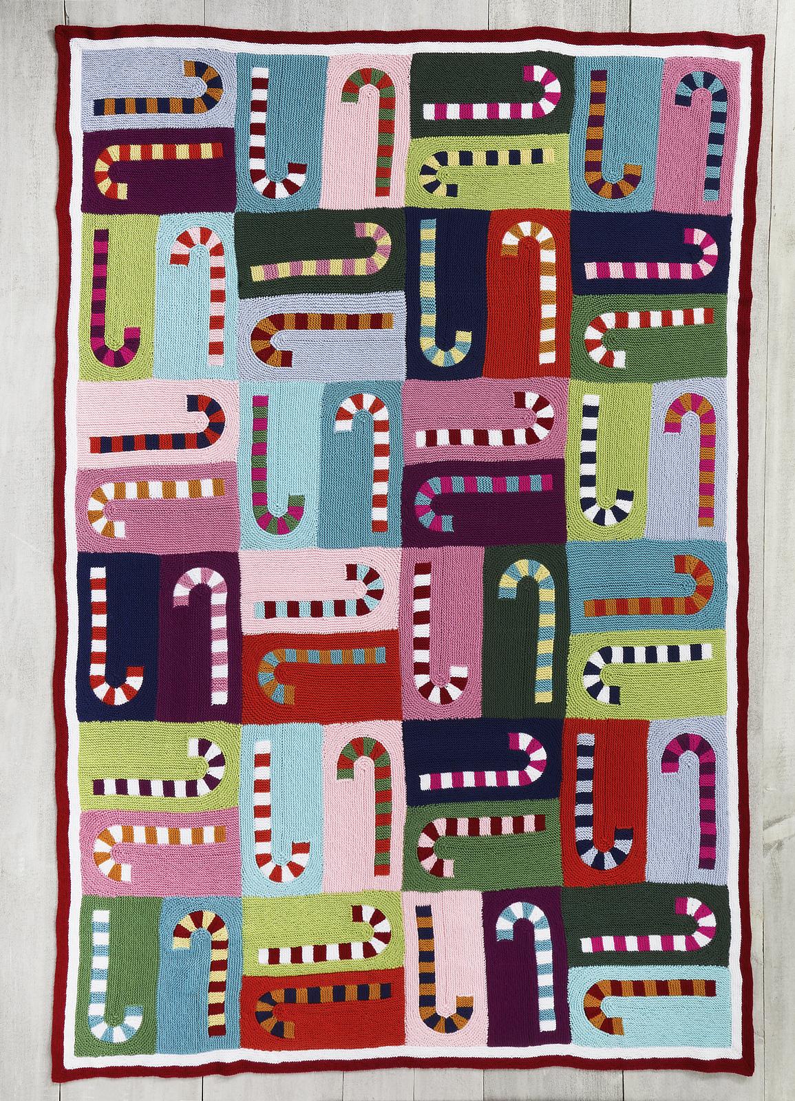 Candy Canes Blanket