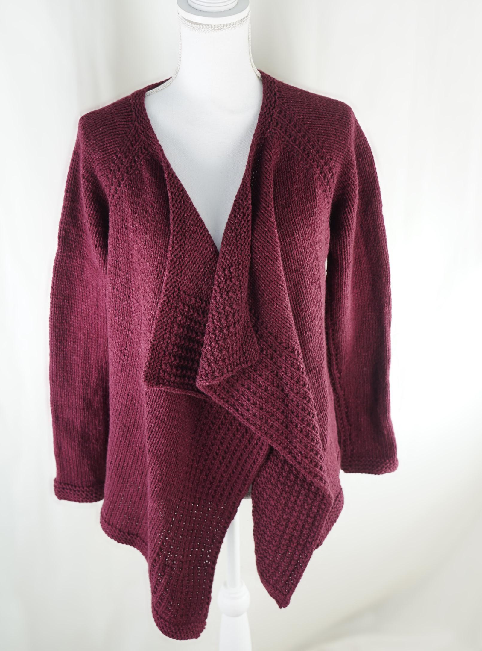 Cascade Yarns W Vineyard Stroll Cardigan Knitting Pattern