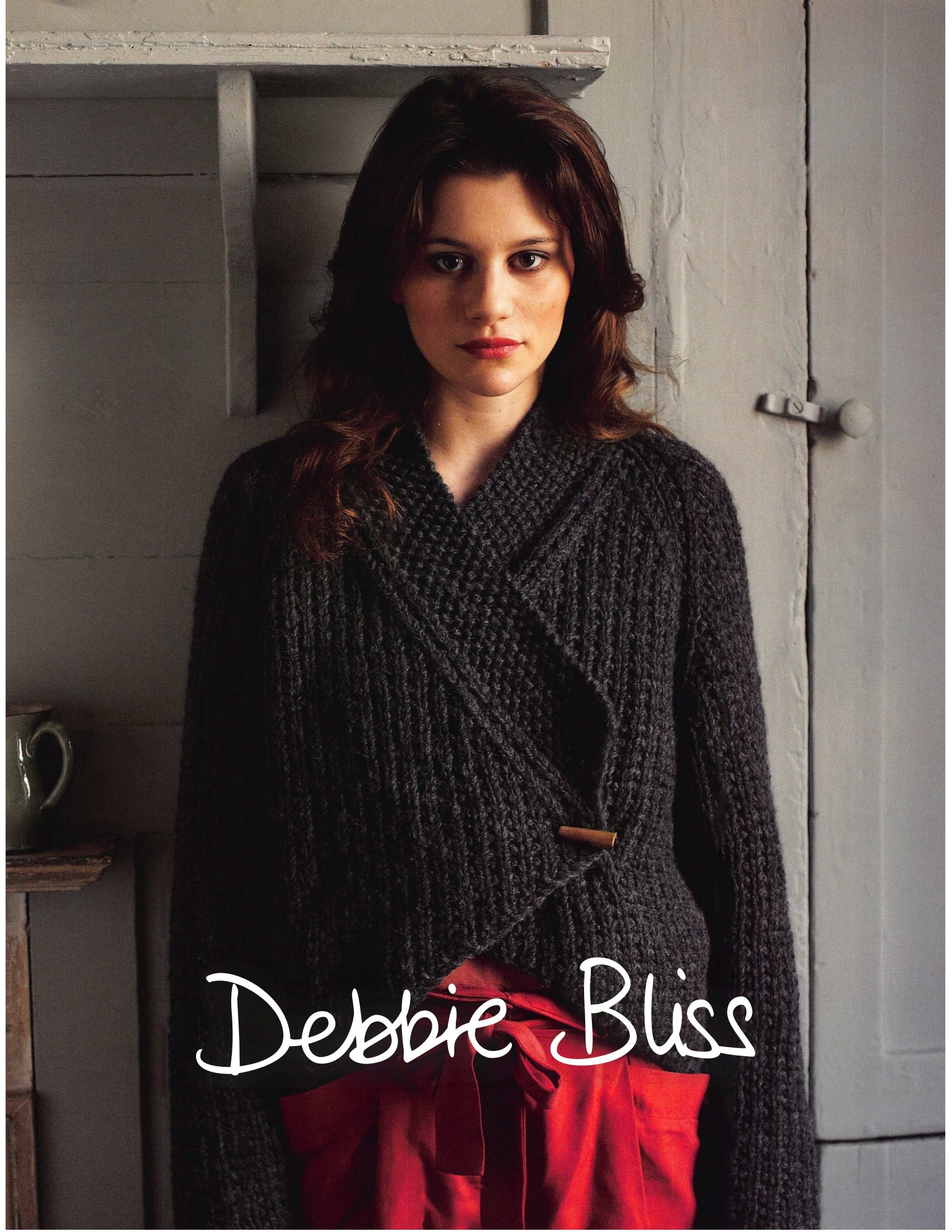 Debbie Bliss Wrapover Jacket Knitting Pattern