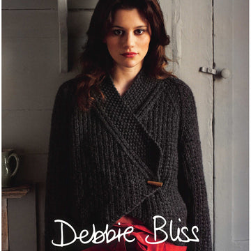 Debbie Bliss Wrapover Jacket Knitting Pattern