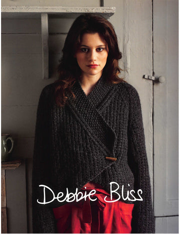 Debbie Bliss Wrapover Jacket Knitting Pattern