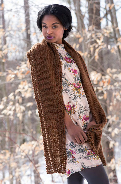 Nella Shawl Wrap Knitting Pattern