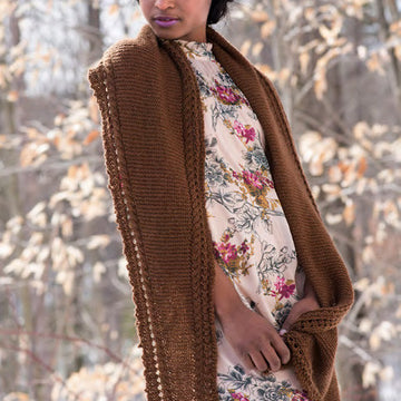 Nella Shawl Wrap Knitting Pattern
