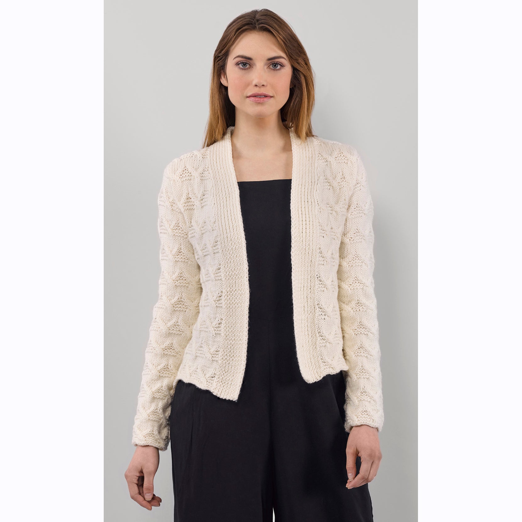 Stacy Charles Fine Yarns Courtney Cardigan Knitting Pattern