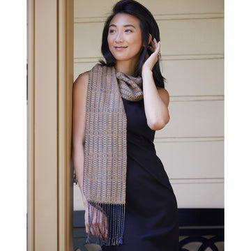 Valley Yarns #210 Baroque Gold Scarf