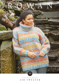Rowan 08 & 09 Air Sweater and Wrap Jumper Knitting Pattern