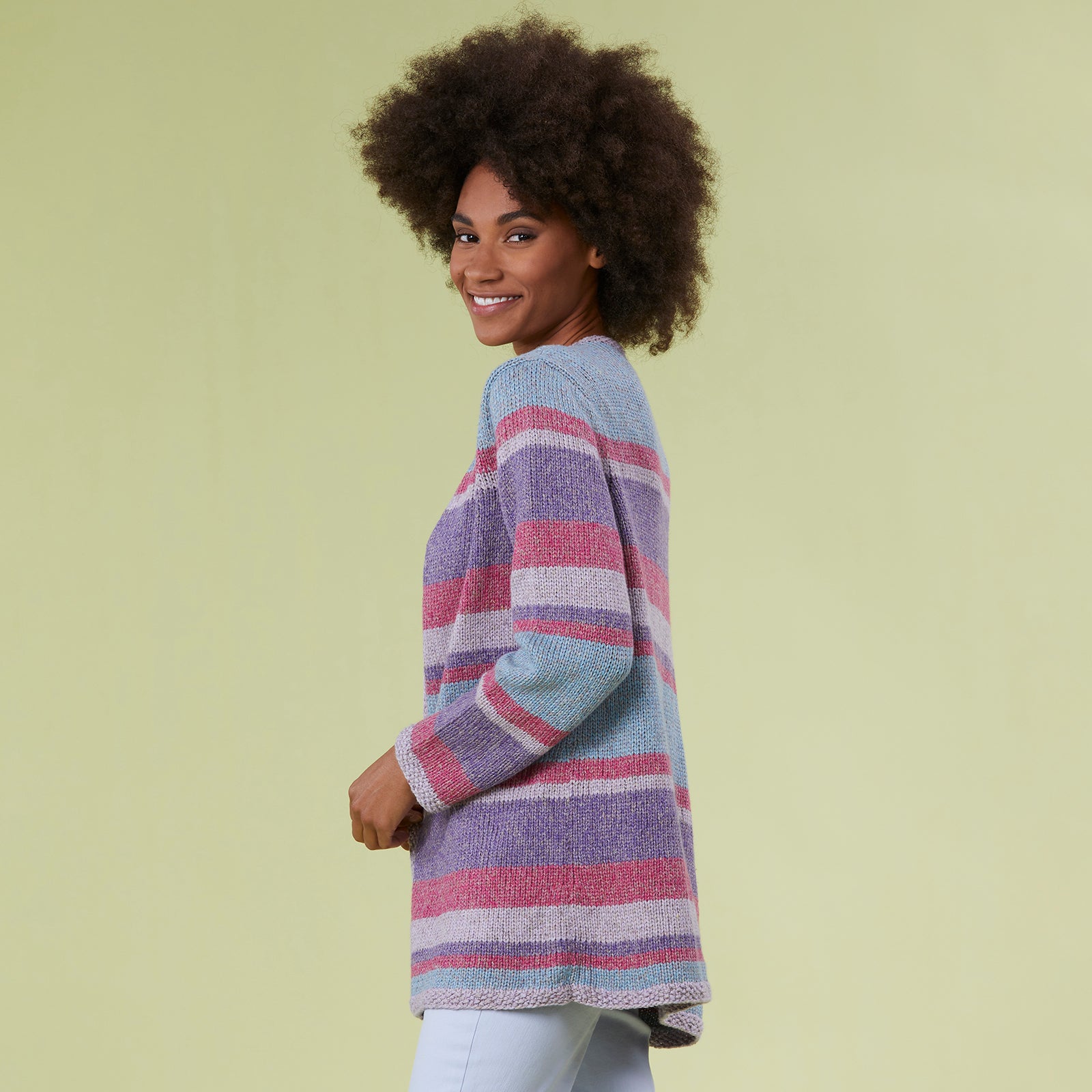 Tahki Yarns La Jolla Cardigan Knitting Pattern