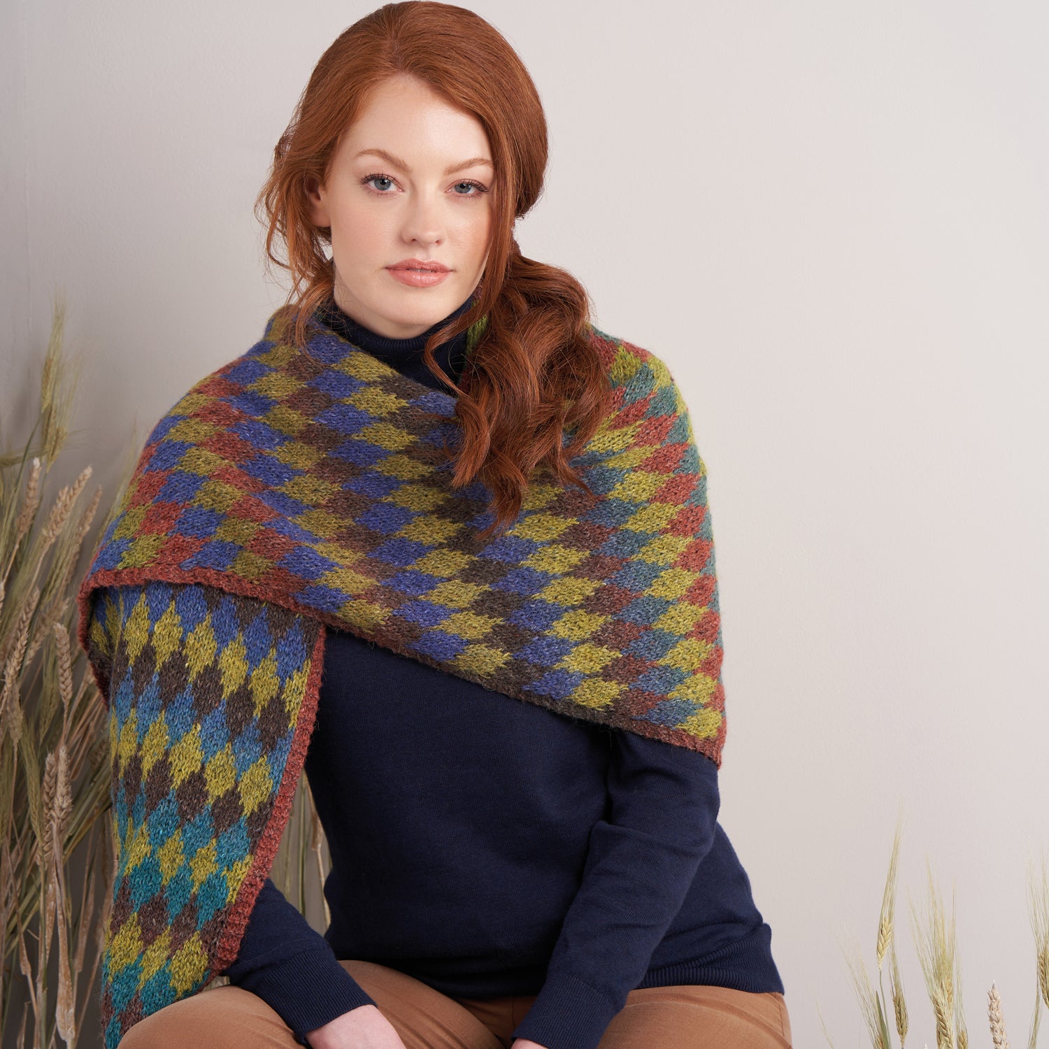 Rowan Pheonix Shawl Wrap Knitting Pattern