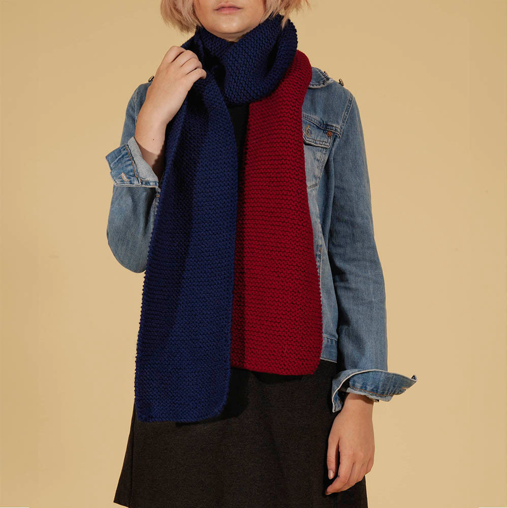 Paintbox Yarns Easy Beginners Scarf Knitting Pattern
