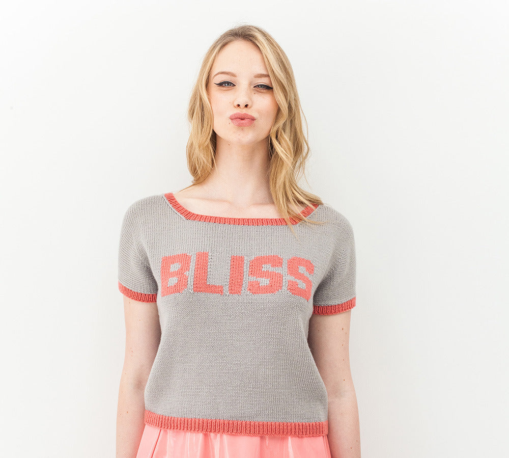 Debbie Bliss Queen B Sweater Knitting Pattern