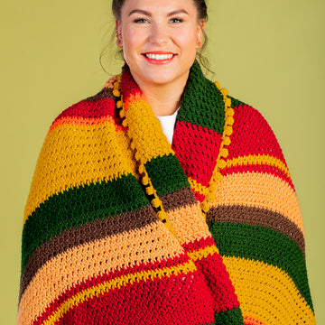 Paintbox Yarns Comfy Bobble Afghan (Free)